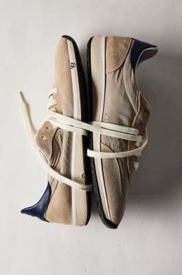 Running SKIN Sneakers &apos;93 in nylon, Beige, Patrizia Pepe