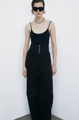 Stretch underwear bodysuit, Black, Patrizia Pepe