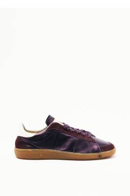 SKIN Sneakers &apos;93 in nappa laminata, Viola, Patrizia Pepe