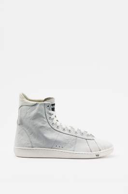 HI-SKIN Sneakers &apos;93 in pelle crinckle, Bianco, Patrizia Pepe
