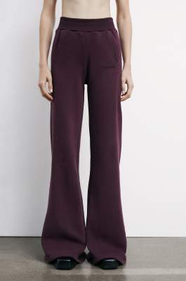 Flared sweatpants, Purple, Patrizia Pepe