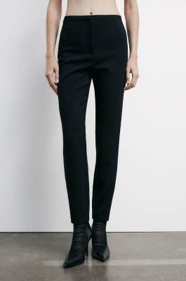 Skinny cigarette pants, Black, Patrizia Pepe