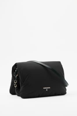 Borsa Sky Pillow Duo in nylon, Nero, Patrizia Pepe