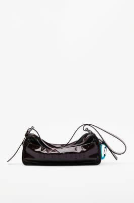 Borsa crossbody (IM)PERFECTION media glossy, Rosso, Patrizia Pepe