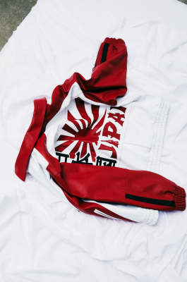 Giacca Bomber Flag Japan, Bianco, Patrizia Pepe