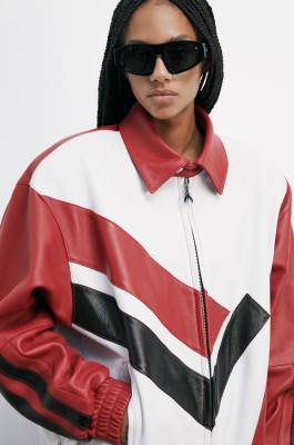 Bomber Jacket Flag Japan, White, Patrizia Pepe