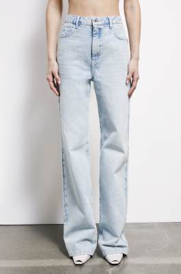 High-waisted straight jeans, Blue, Patrizia Pepe
