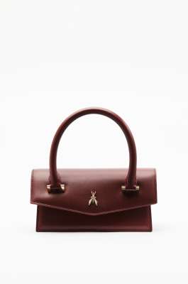 Fly Bamby shoulder bag with handles, Brown, Patrizia Pepe