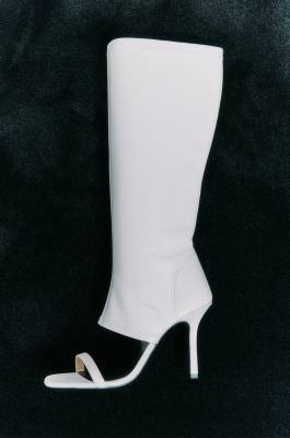 The SKIN Sandal Boot, Blanc, Patrizia Pepe