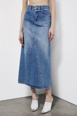 Long denim skirt, Blue, Patrizia Pepe
