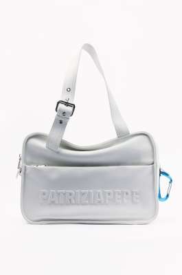 Borsa Shopping (IM)PERFECTION in pelle, Bianco, Patrizia Pepe