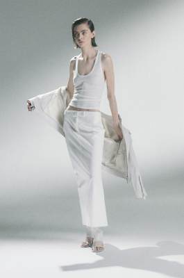 The Pencil Skirt, Blanc, Patrizia Pepe