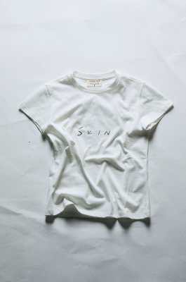 The SKIN T-Shirt, Blanc, Patrizia Pepe