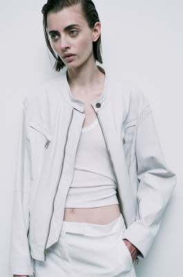 The Racing SKIN Biker, Blanc, Patrizia Pepe