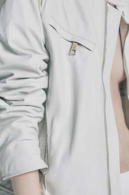 The Racing SKIN Biker, Blanc, Patrizia Pepe