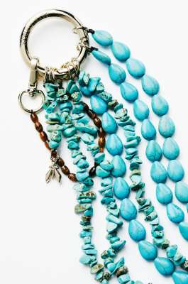 Jewellery charm with Fly, Light Blue, Patrizia Pepe