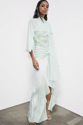 Elegant scarf stole, Mint, Patrizia Pepe