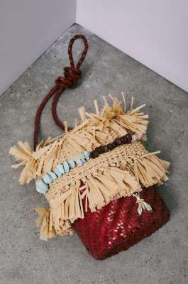 Borsa a secchiello Extra-Vacanza, Multicolor, Patrizia Pepe