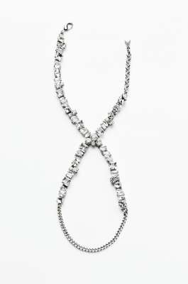 Diamond Cut anklet, Silver, Patrizia Pepe