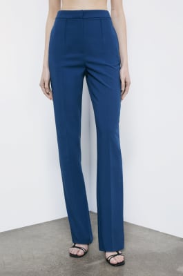 Viscose slim pants, Blue, Patrizia Pepe