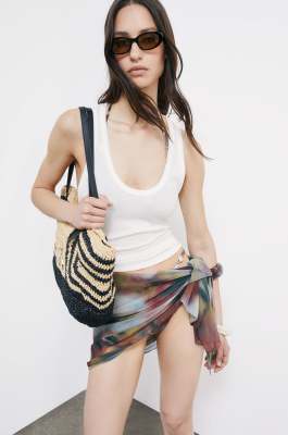 Gonna pareo Summer Faded, Fantasia astratta, Patrizia Pepe