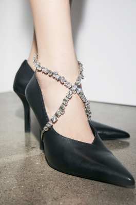 Diamond Cut anklet, Silver, Patrizia Pepe