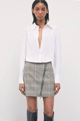 Mini shirt dress with tailored skirt, Abstract Fantasy, Patrizia Pepe