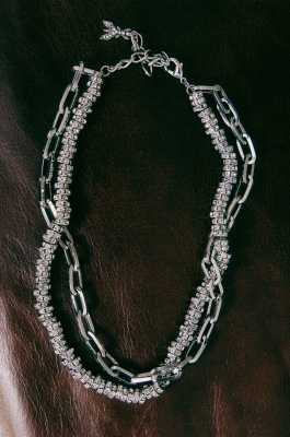 Diamond Cut necklace, Silver, Patrizia Pepe