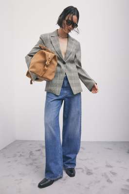 Low-waisted straight-leg jeans, Blue, Patrizia Pepe