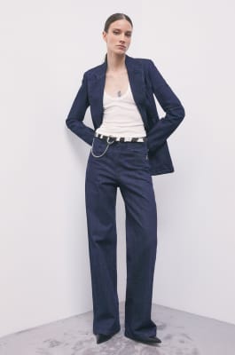 Wide-leg palazzo jeans, Blue, Patrizia Pepe
