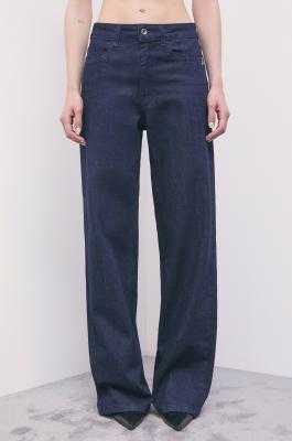 Wide-leg palazzo jeans, Blue, Patrizia Pepe