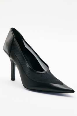 &ldquo;Vedo Non Vedo&rdquo; Minimal Shape pumps, Black, Patrizia Pepe