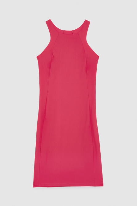 Платье-футляр миди, Розовый, Patrizia Pepe