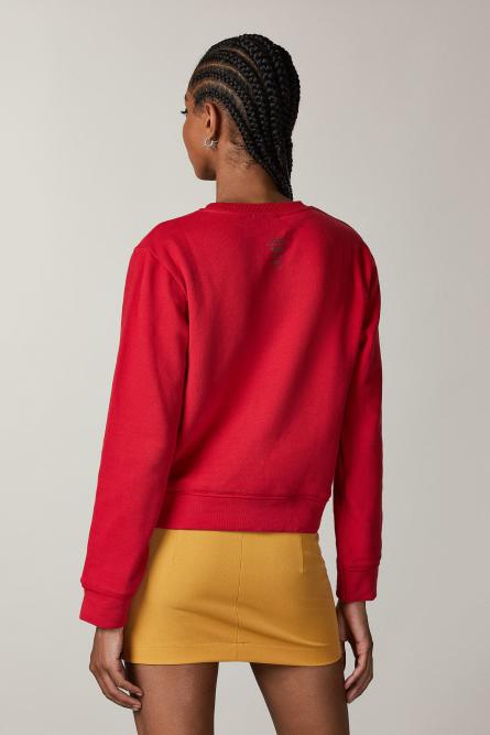 Round-neck sweatshirt, Red, Patrizia Pepe