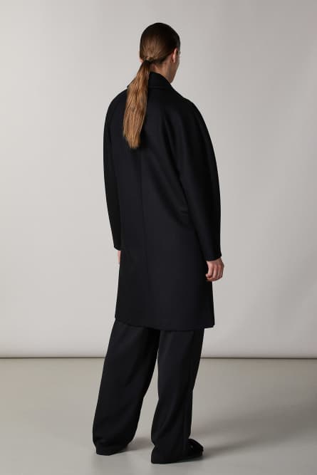 Cashmere coat, Black, Patrizia Pepe
