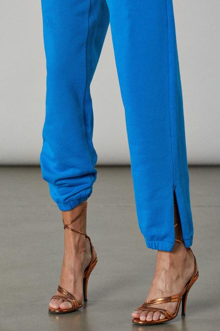 Fleece pants, Blue, Patrizia Pepe