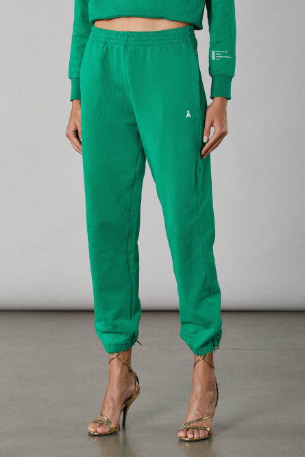 Fleece pants, Green, Patrizia Pepe