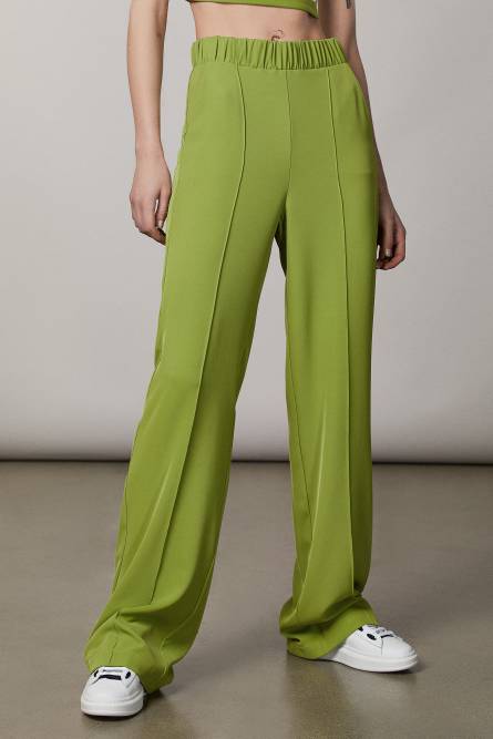 Boyfriend pants, Green, Patrizia Pepe