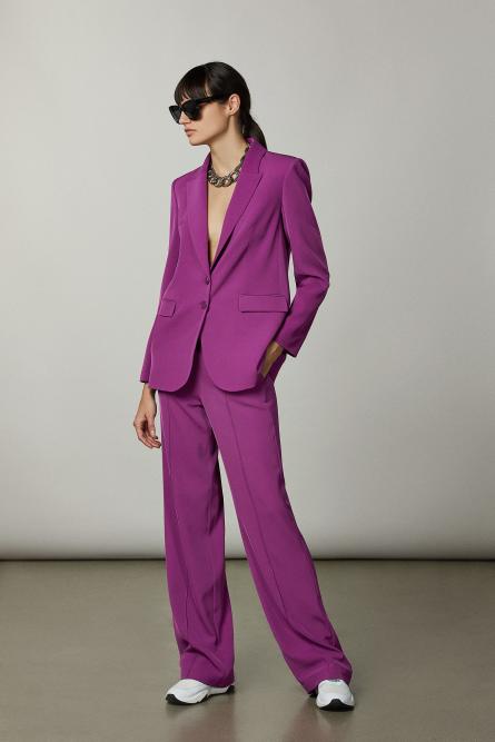 Boyfriend pants, Purple, Patrizia Pepe
