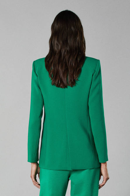 2-button jacket, Green, Patrizia Pepe