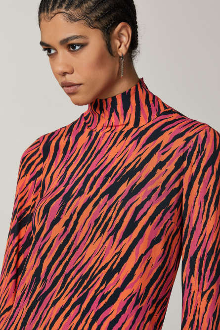 Back-neck dress, Orange, Patrizia Pepe
