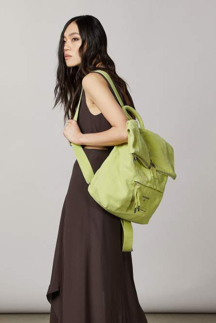 Large Holidays backpack, Green, Patrizia Pepe