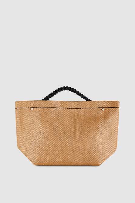 Широкая сумка на плечо, Бежевый, Patrizia Pepe