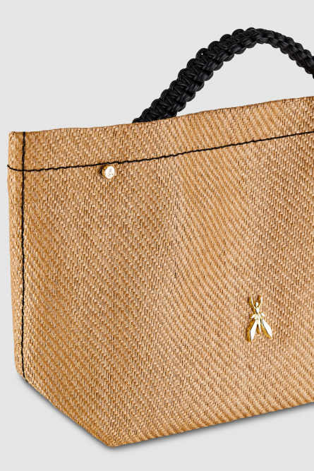 Широкая сумка на плечо, Бежевый, Patrizia Pepe