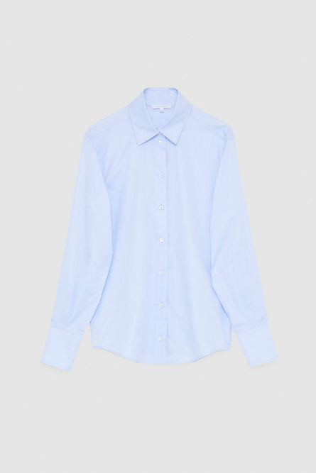 Camicia taglio maschile, Azzurro, Patrizia Pepe