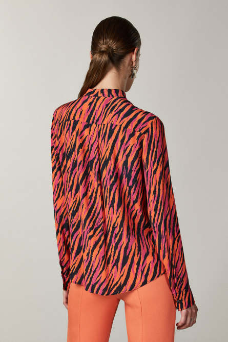 Shirt & tie, Orange, Patrizia Pepe