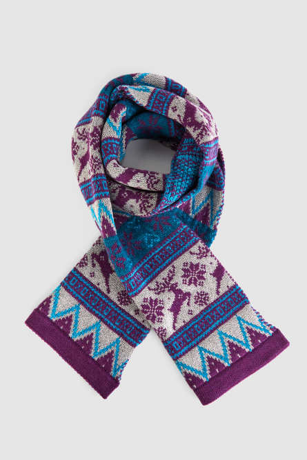 Ugly Jumper-style colored scarf, Multicolor, Patrizia Pepe