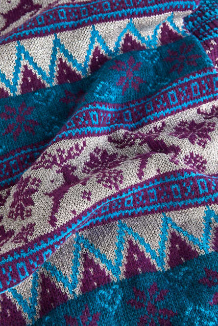 Ugly Jumper-style colored scarf, Multicolor, Patrizia Pepe