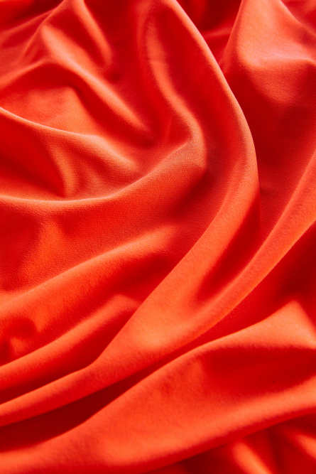 Crepe jersey scarf, Orange, Patrizia Pepe