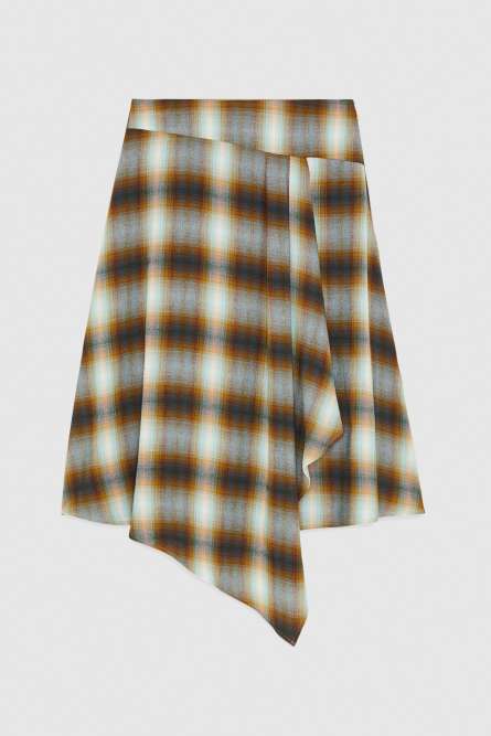 Check skirt, Multicolor, Patrizia Pepe